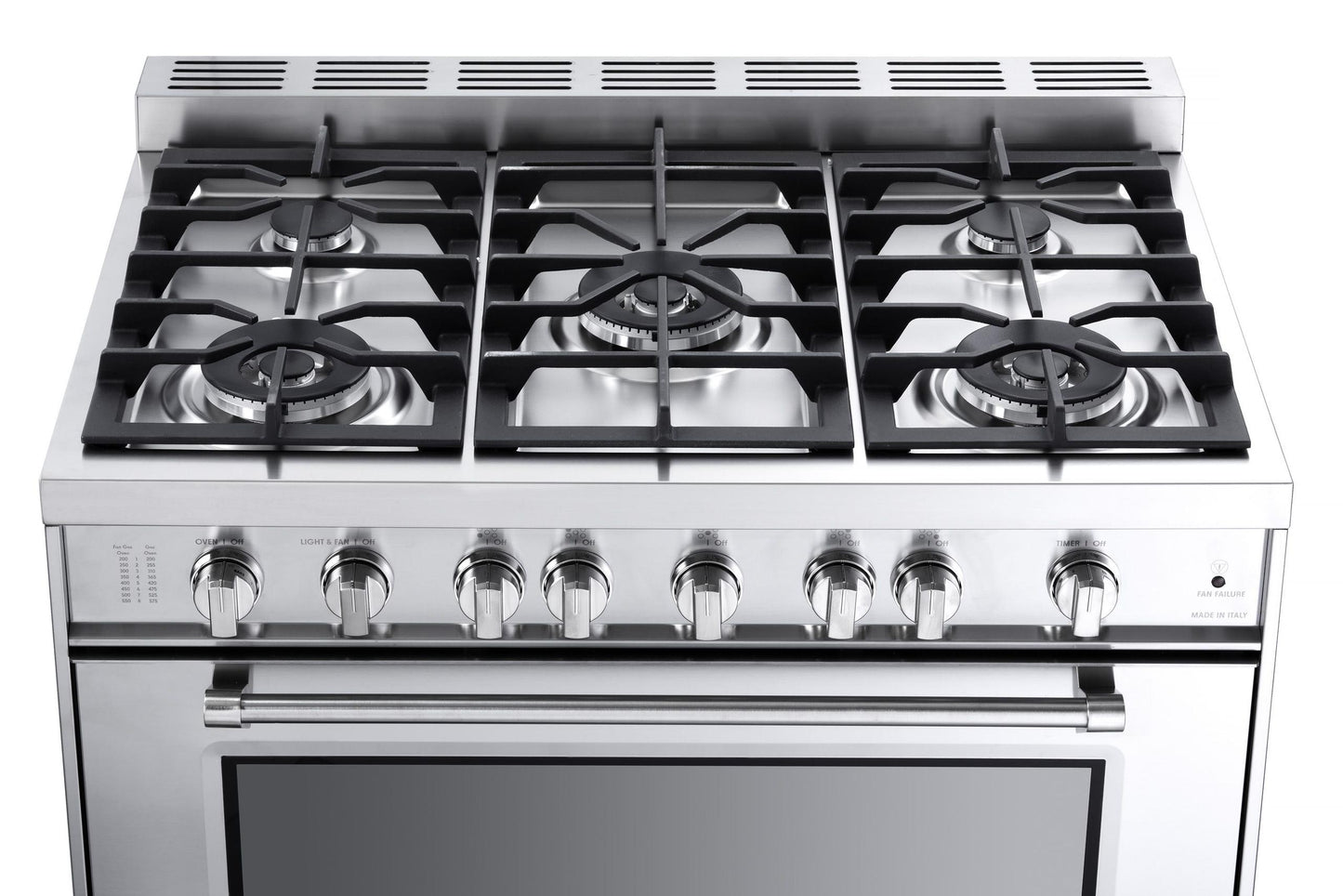 Verona VPFSGG365SS Prestige 36" Gas Single Oven Range - Stainless Steel
