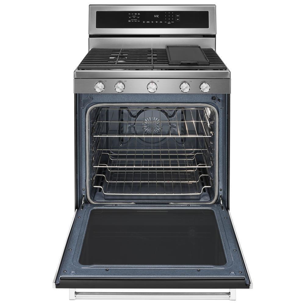 Kitchenaid KFGG500ESS 30-Inch 5-Burner Gas Convection Range