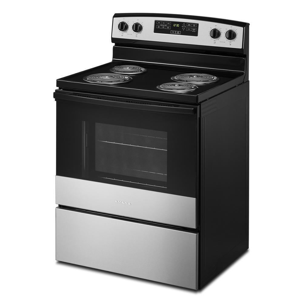 Amana ACR4303MMS 30-inch Amana® Electric Range with Bake Assist Temps
