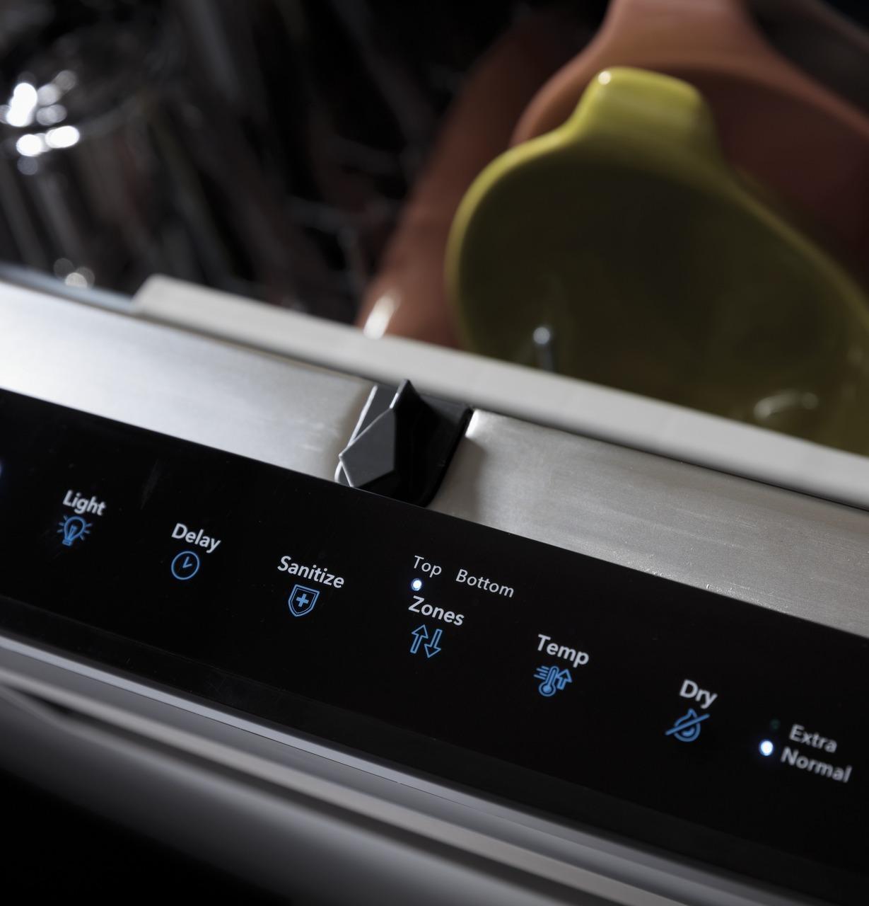 Haier ENERGY STAR® Smart Top Control with Stainless Steel Interior Dishwasher with Sanitize Cycle