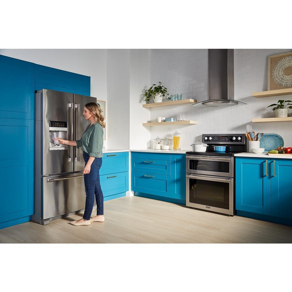 Maytag MFI2570FEZ 36-Inch Wide French Door Refrigerator with PowerCold® Feature - 25 Cu. Ft