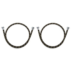 Whirlpool 8212487RP 5' Braided washer fill hoses with 2 female connections - 2 pack
