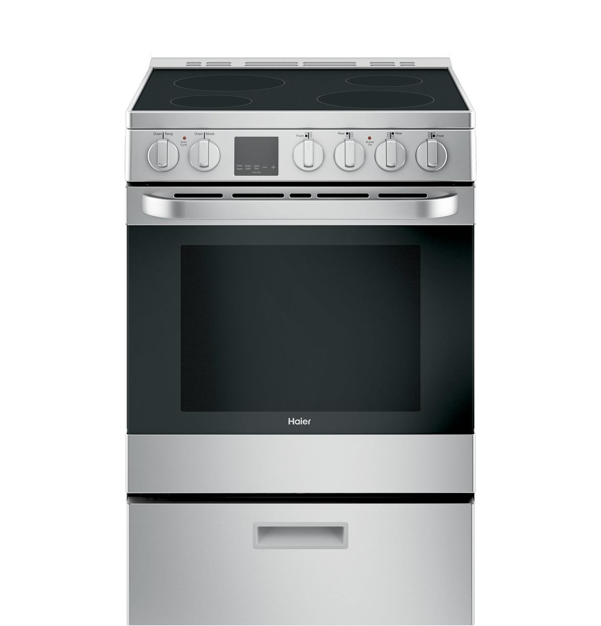 QAS740RMSS Haier ENERGY STAR® 24" 2.9 Cu. Ft. Electric Range