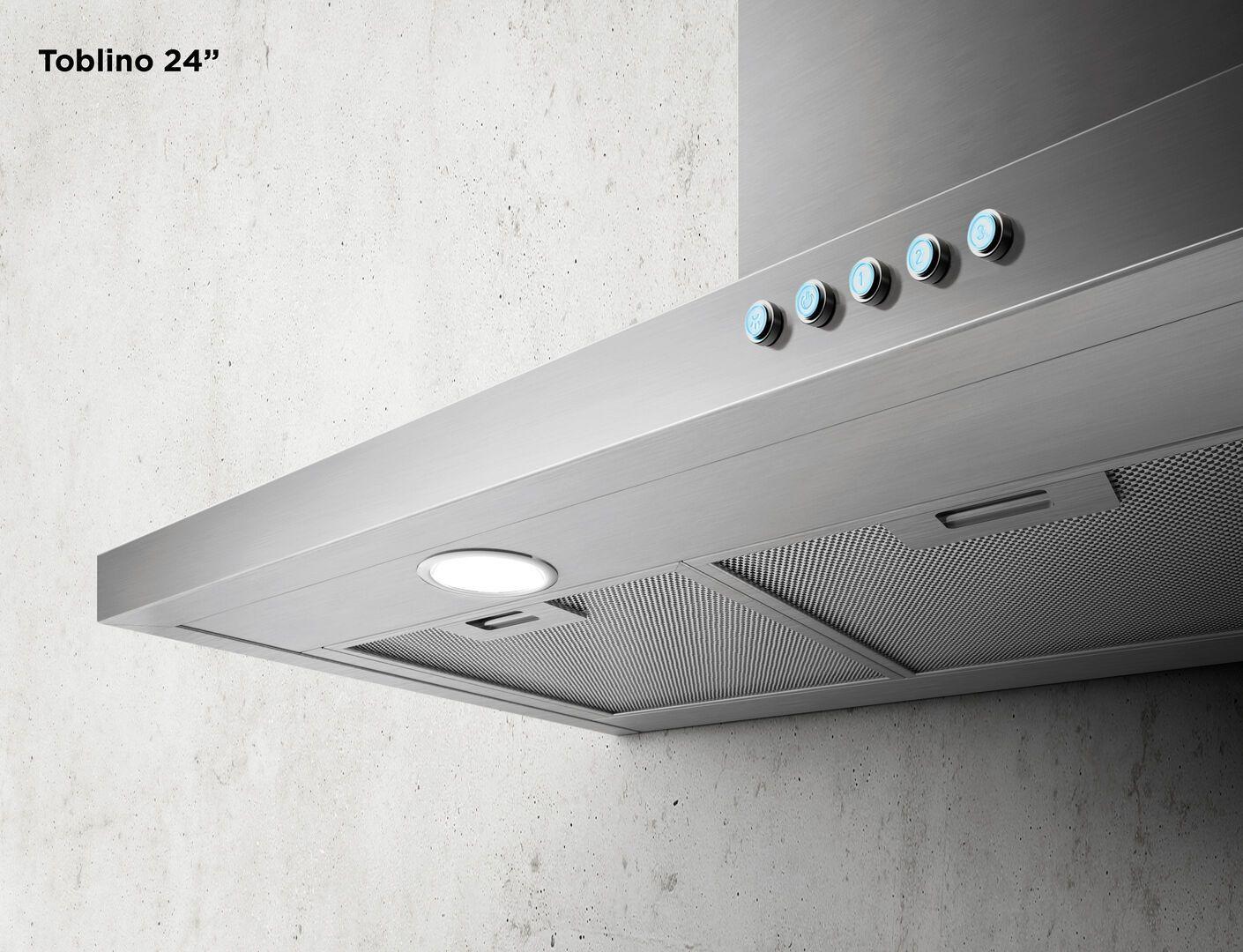 Elica ETB430S3 TOBLINO Wall Mount Range Hood 30" wide - 400CFM