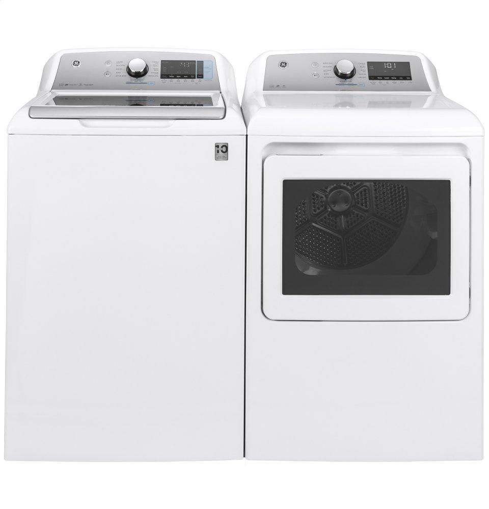 GE® 5.0 cu. ft. Capacity Smart Washer with Sanitize w/Oxi and SmartDispense