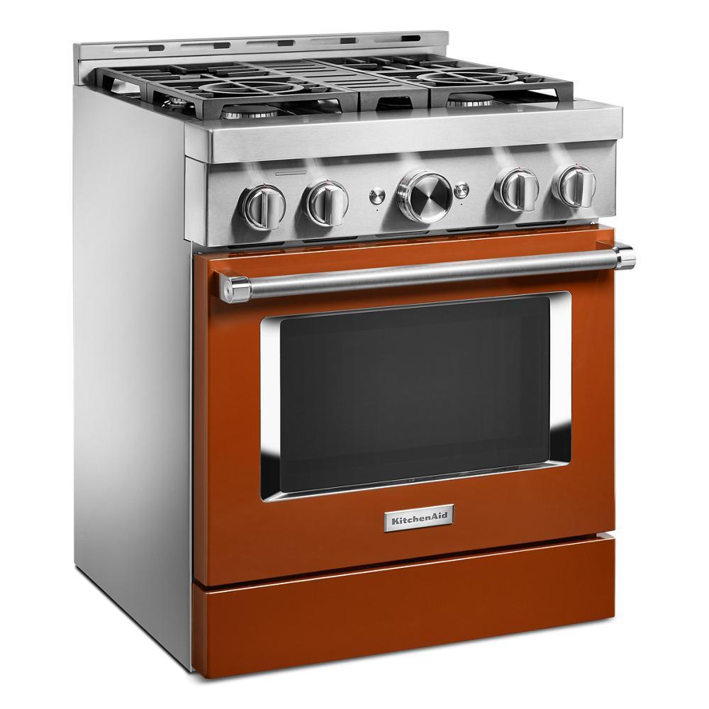 KFGC500JSC KitchenAid® 30'' Smart Commercial-Style Gas Range with 4 Burners