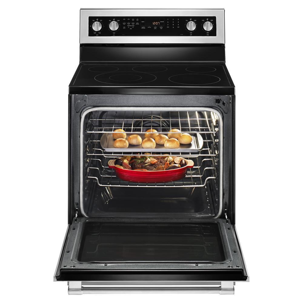 Maytag 30-Inch Wide Electric Range With True Convection And Power Preheat - 6.4 Cu. Ft.