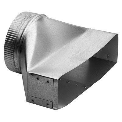 Broan T460 3-1/4" x 14" to 7" Round Transition for Range Hoods
