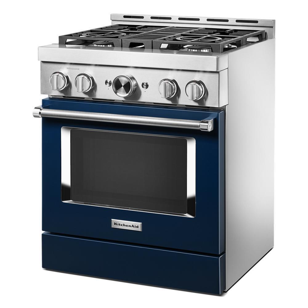 KFGC500JIB KitchenAid® 30'' Smart Commercial-Style Gas Range with 4 Burners