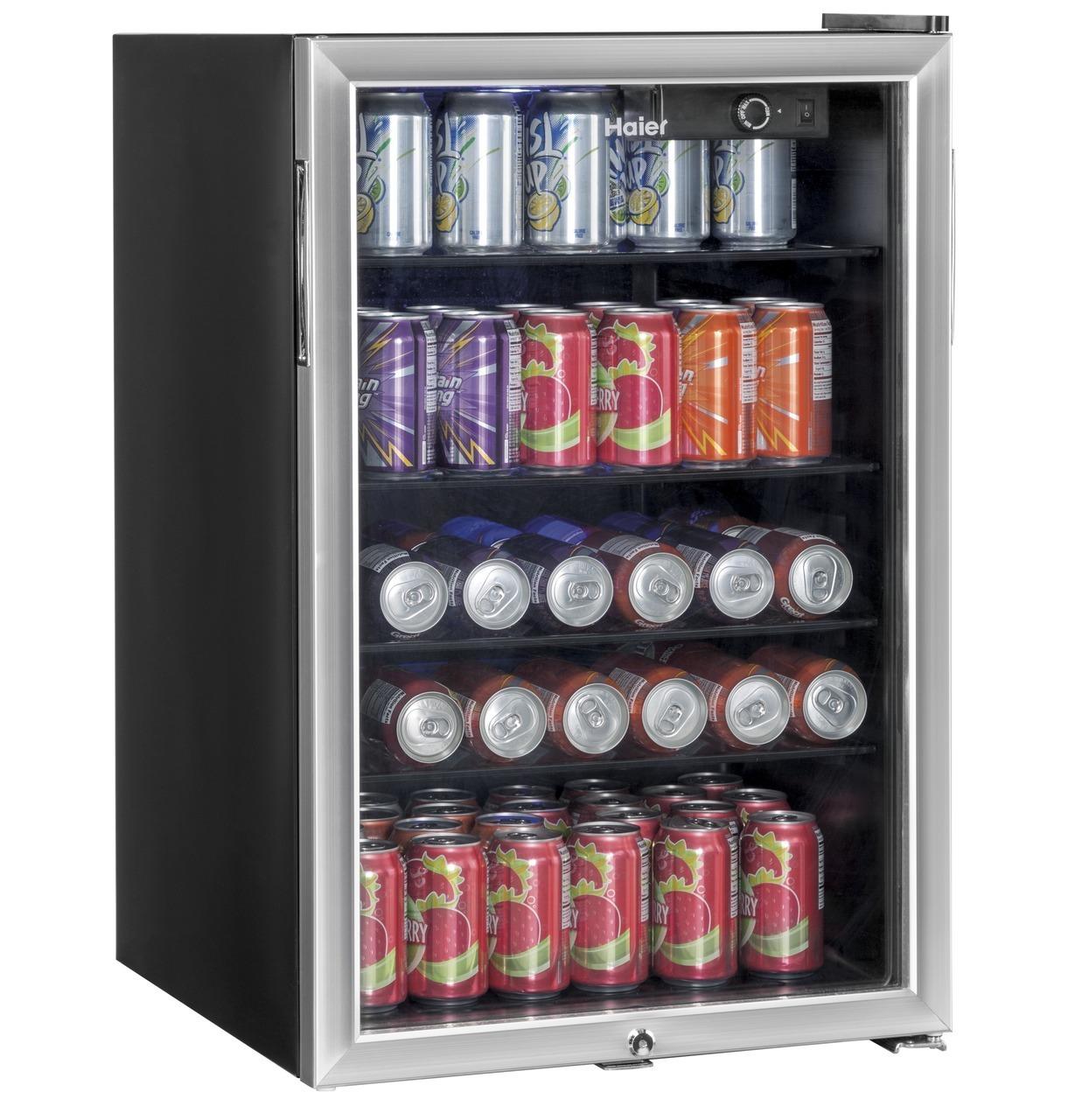 Haier HEBF100BXS 150-Can Beverage Center
