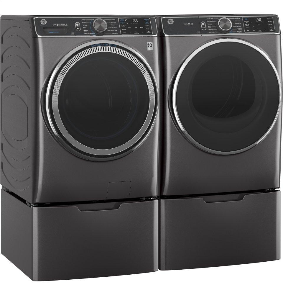 GE® 7.8 cu. ft. Capacity Smart Front Load Electric Dryer with Steam and Sanitize Cycle