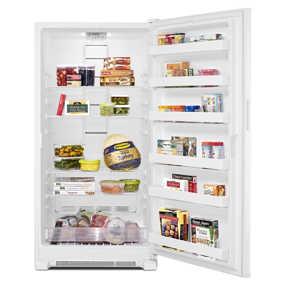 Maytag MZF34X20DW Frost Free Upright Freezer with LED Lighting - 20 Cu. Ft.