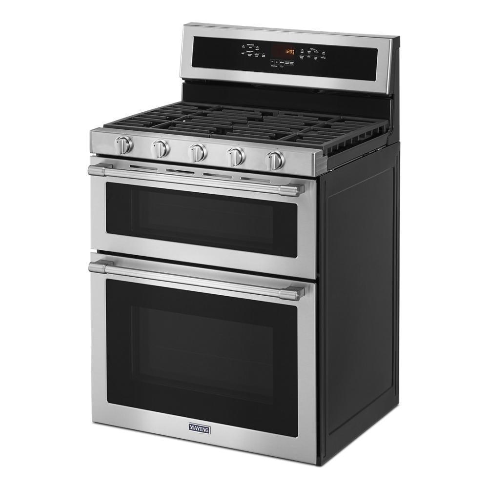Maytag MGT8800FZ 30-Inch Wide Double Oven Gas Range With True Convection - 6.0 Cu. Ft.