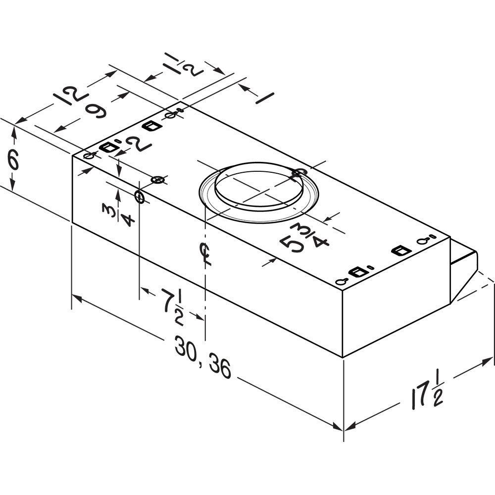422404 Broan® 24-Inch Under-Cabinet Range Hood, Stainless Steel