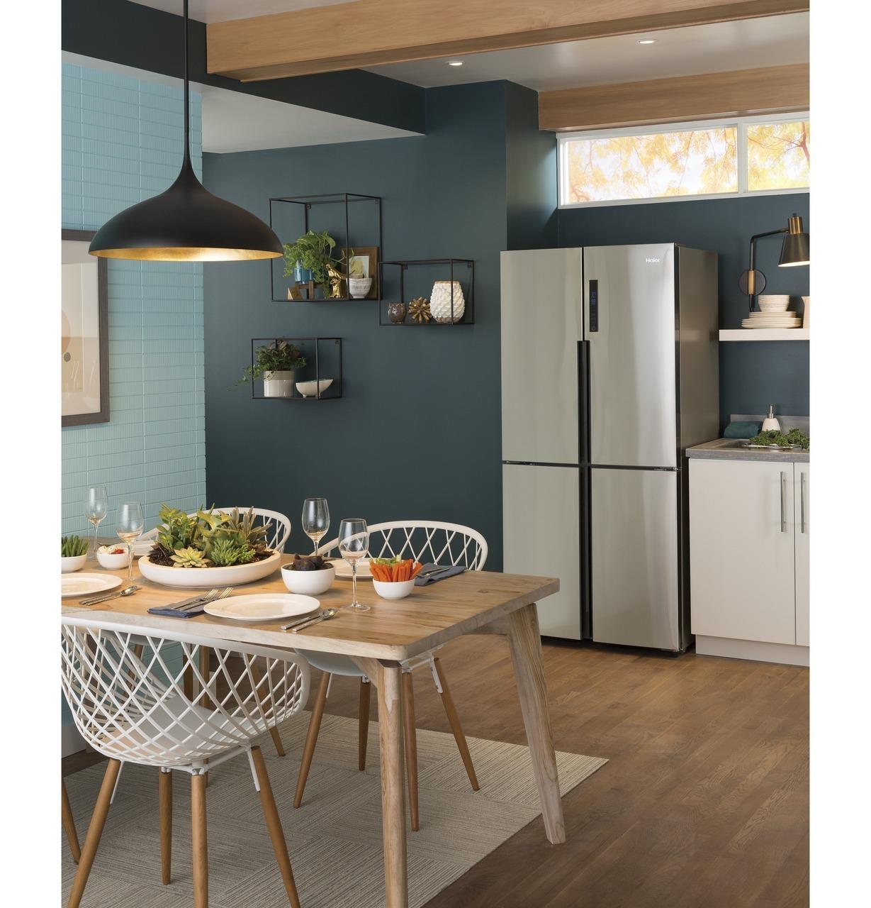 QHE16HYPFS Haier ENERGY STAR® 16.8 Cu. Ft. Quad Door Refrigerator