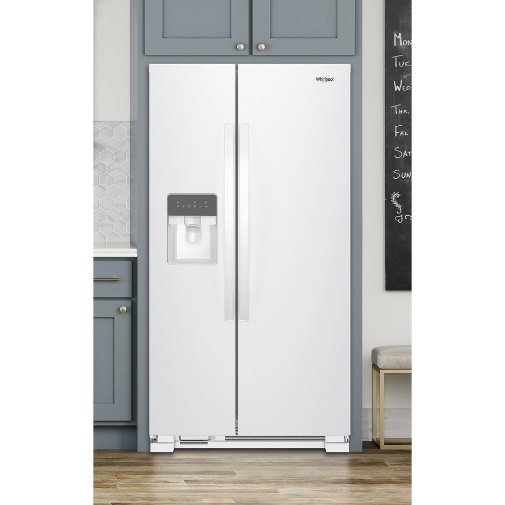 Whirlpool WRS331SDHW 33-inch Wide Side-by-Side Refrigerator - 21 cu. ft.
