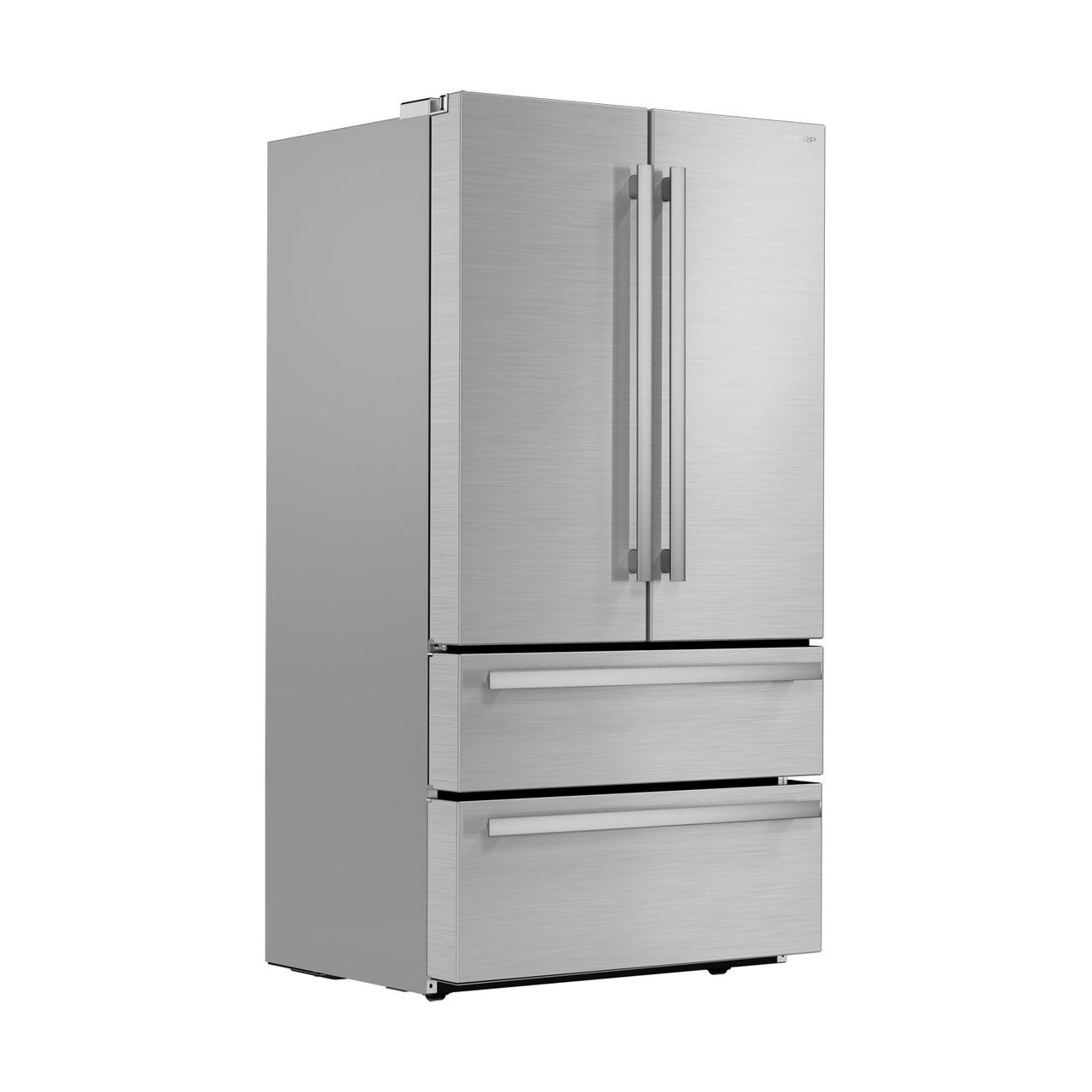 Sharp French 4-Door Counter-Depth Refrigerator