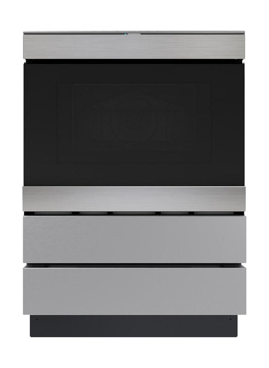 Sharp SKCD24U0GS 24 in. Under the Counter Convection Microwave Drawer Oven Pedestal