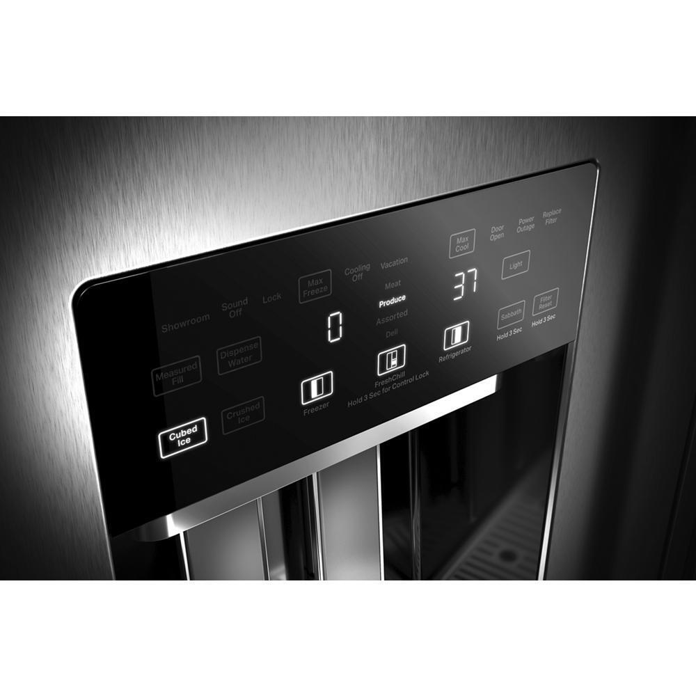 Kitchenaid KBSD708MSS 29.4 Cu. Ft. 48" Built-In Side-by-Side Refrigerator with Ice and Water Dispenser