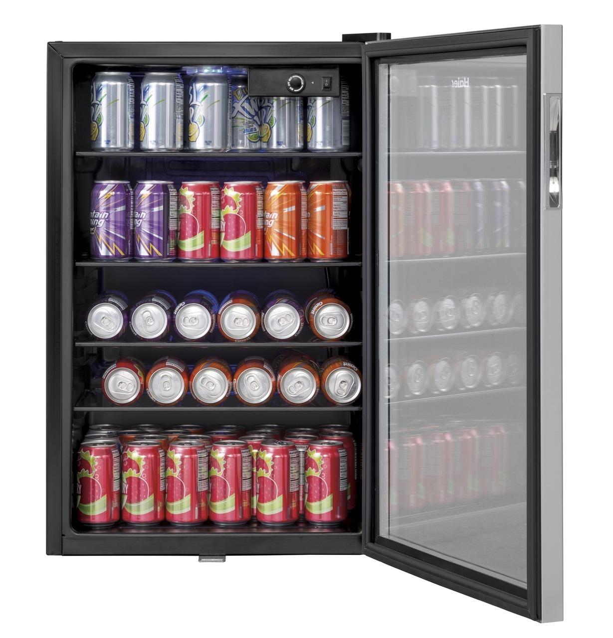 Haier HEBF100BXS 150-Can Beverage Center