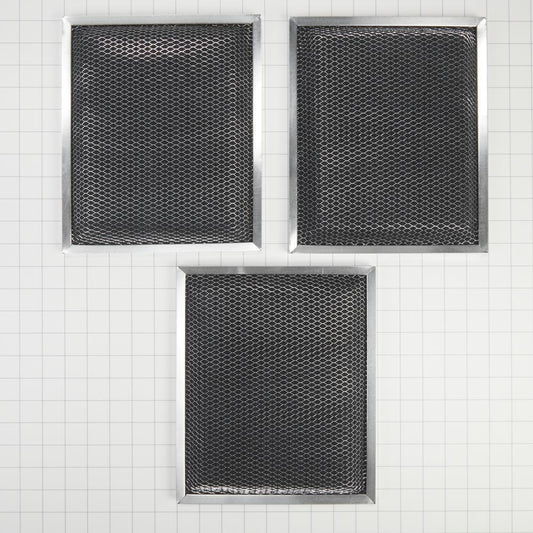 Whirlpool W10355450 Range Hood Charcoal Replacement Filter (Set of 3)