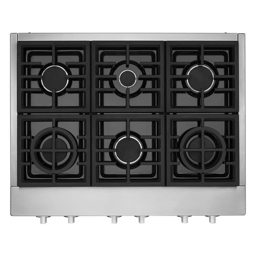 KCGC506JSS KitchenAid® 36'' 6-Burner Commercial-Style Gas Rangetop
