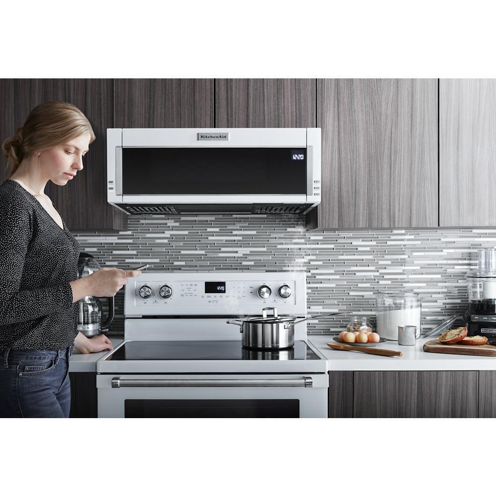 Kitchenaid KFEG500EWH 30-Inch 5-Element Electric Convection Range