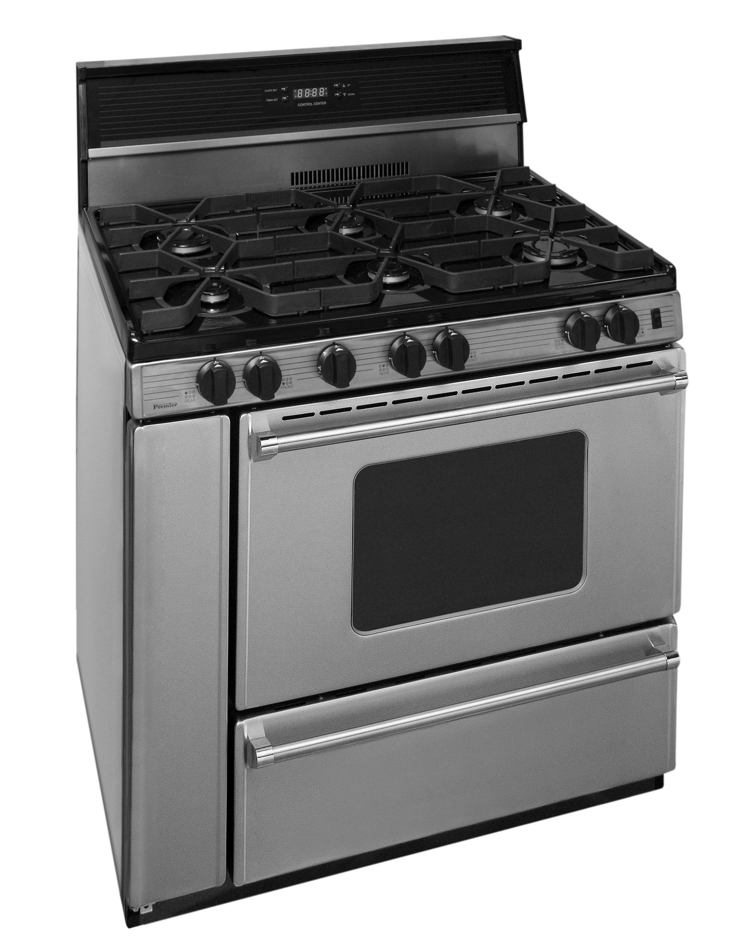 Premier P36S3482PS 36 in. ProSeries Freestanding Sealed Burner Gas Range in Stainless Steel