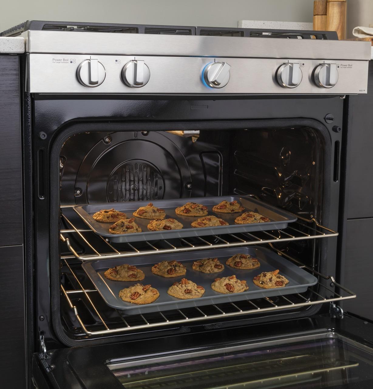 Haier 30" Smart Slide-In Gas Range with Convection