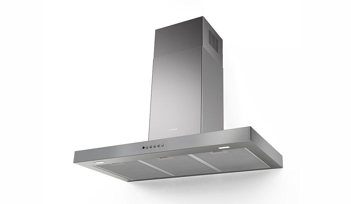Faber 24" T-shape chimney wall hood with Variable Air Management