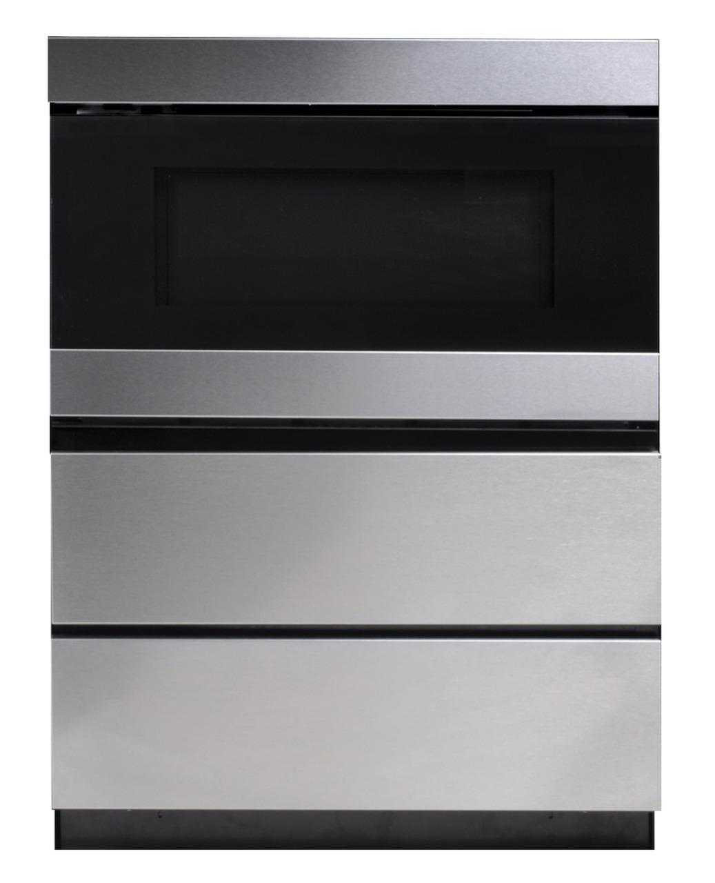 Sharp SKMD24U0ES 24 in. Under the Counter Microwave Drawer Oven Pedestal