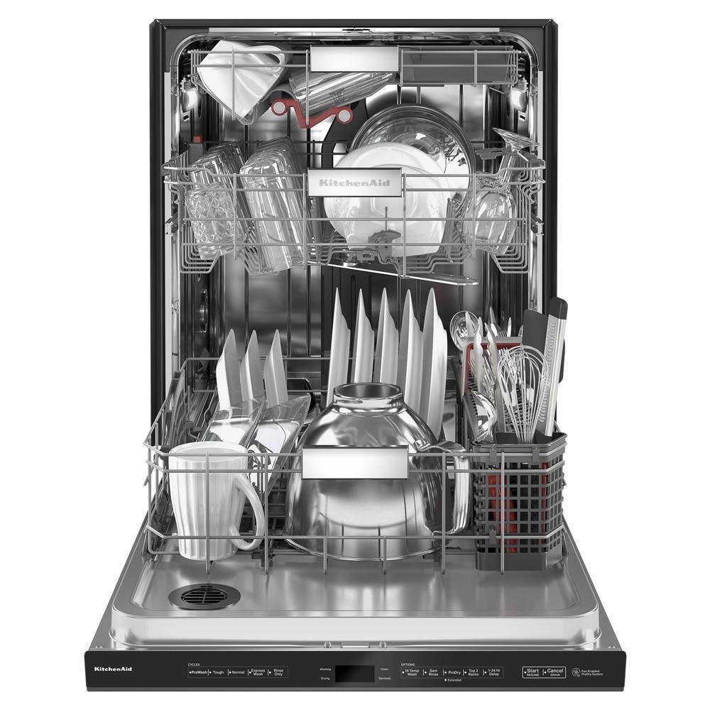 Kitchenaid KDPM804KBS 360(degree) Max Jets™ Third Rack Dishwasher with Stainless Steel Third Rack Wash Jets, 44 dBA