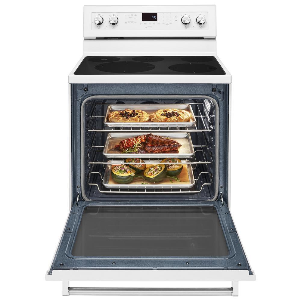 Kitchenaid KFEG500EWH 30-Inch 5-Element Electric Convection Range