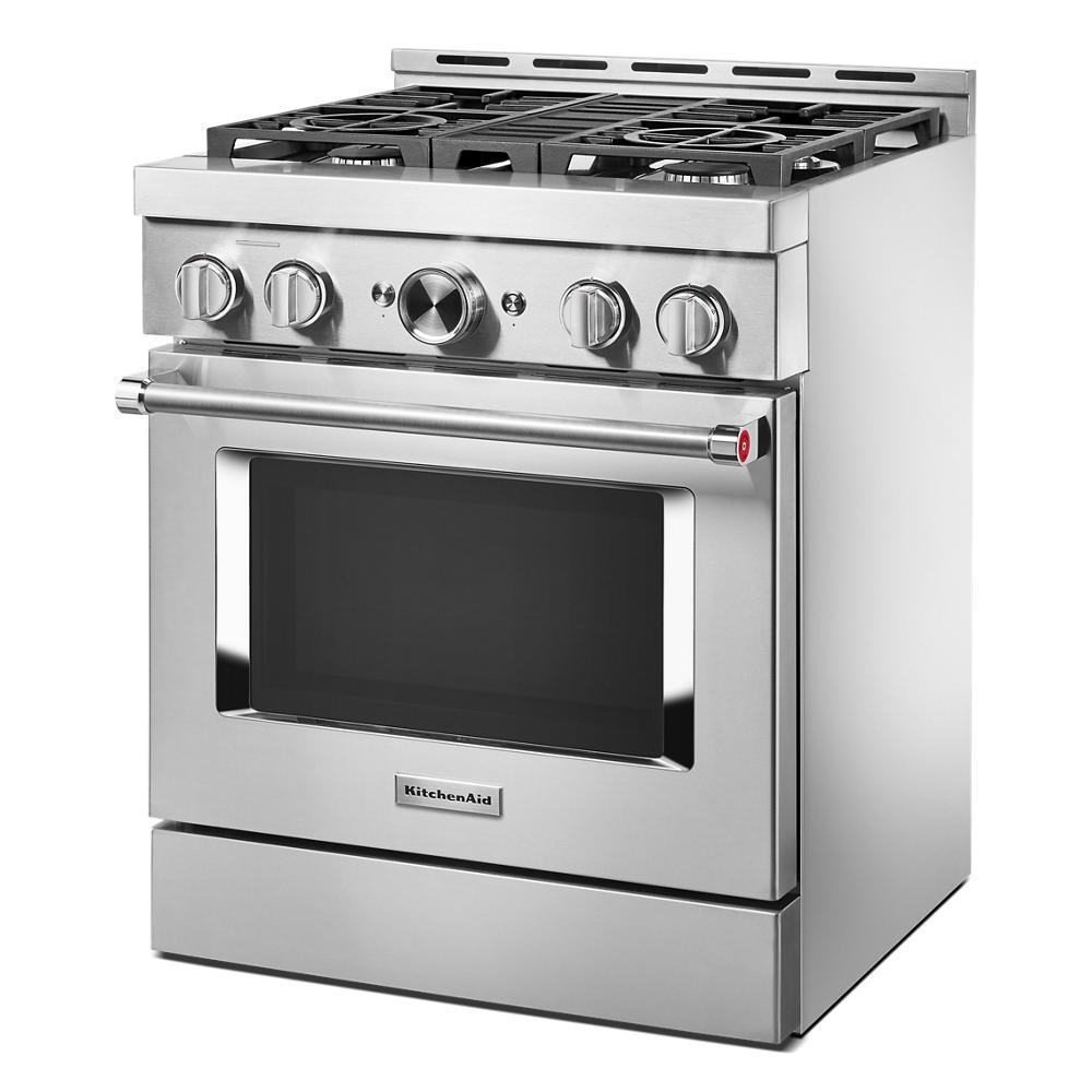 KFGC500JSS KitchenAid® 30'' Smart Commercial-Style Gas Range with 4 Burners