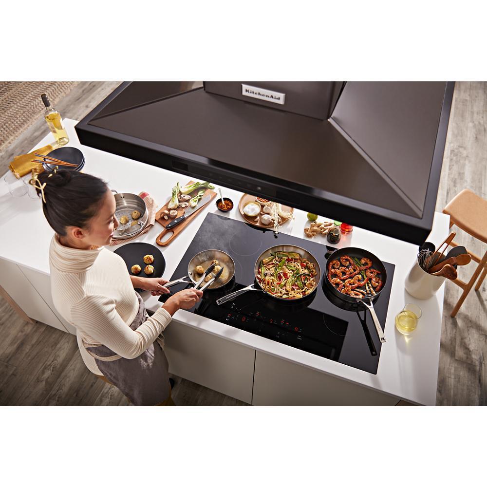 Kitchenaid KCIG556JBL 36-Inch 5-Element Sensor Induction Cooktop