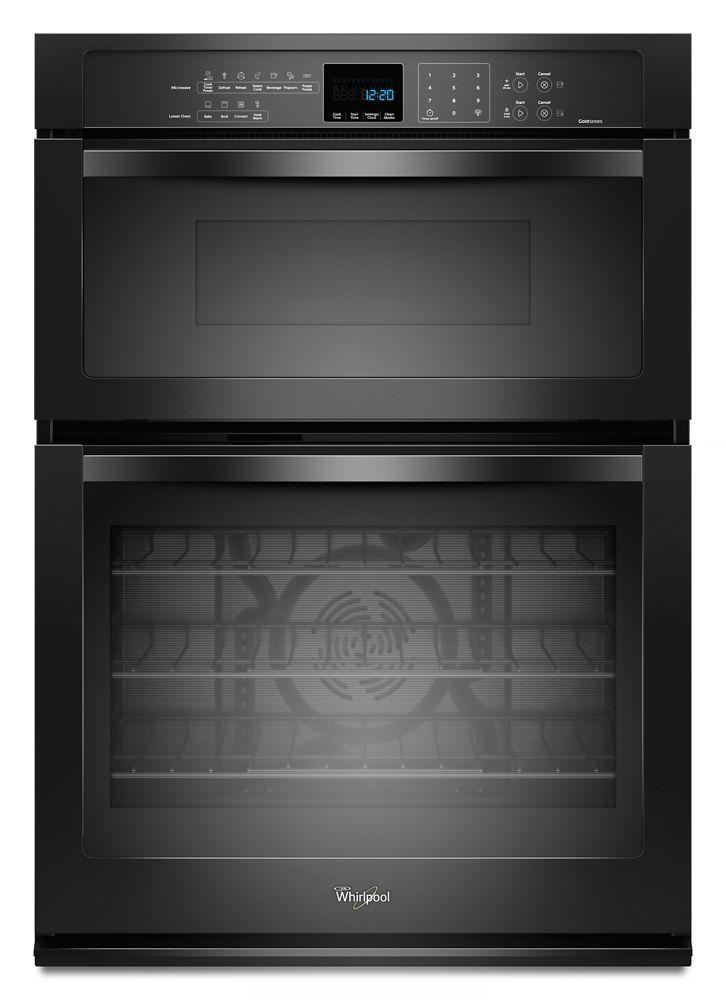 Whirlpool WOC95EC0AB Gold® 5.0 cu. ft. Combination Microwave Wall Oven with True Convection Cooking