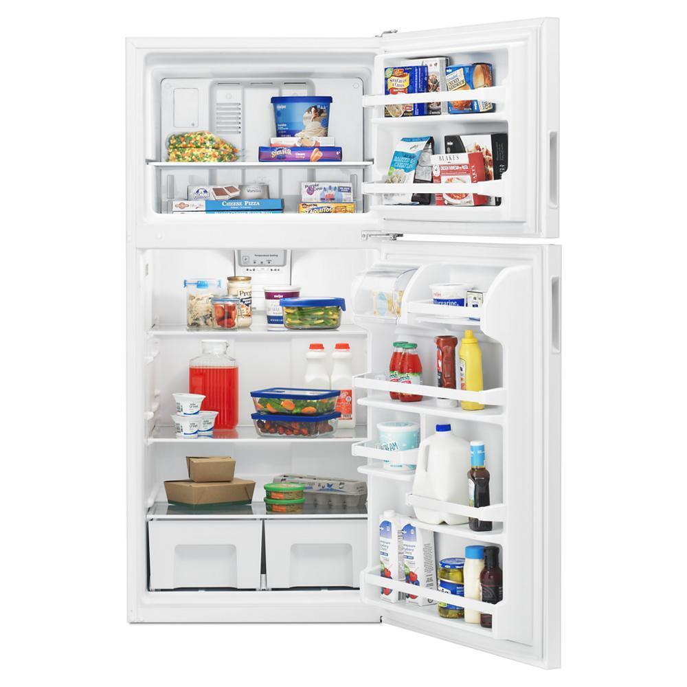 Amana ART318FFDW 30-inch Amana® Top-Freezer Refrigerator with Glass Shelves