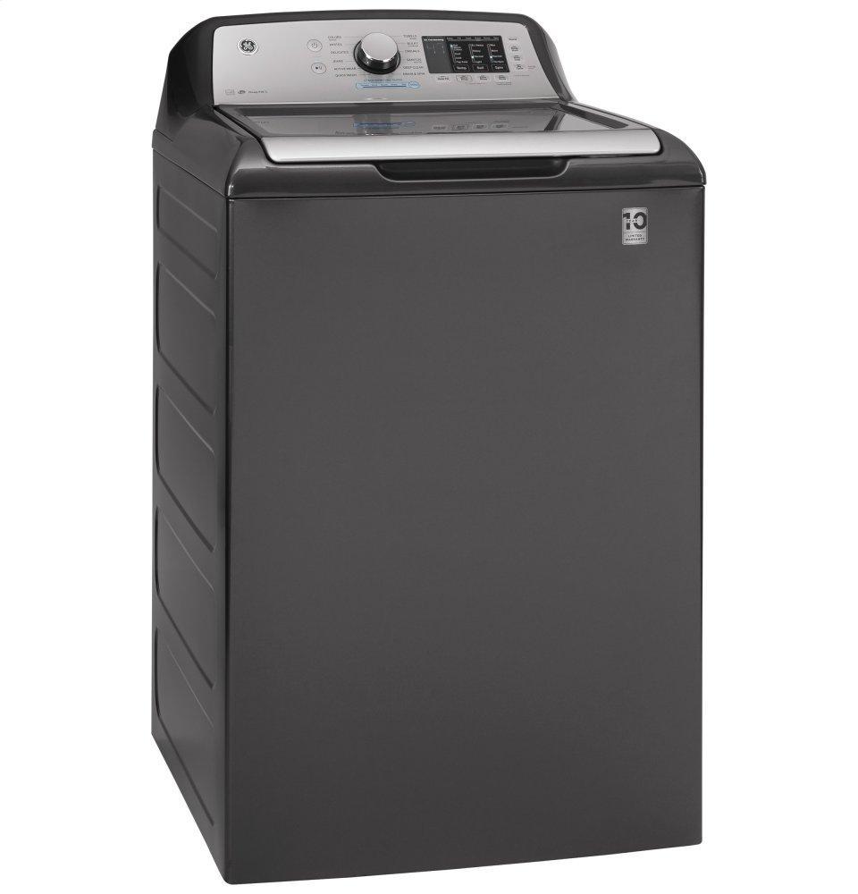 GE® 4.8 cu. ft. Capacity Washer with Sanitize w/Oxi and FlexDispense®