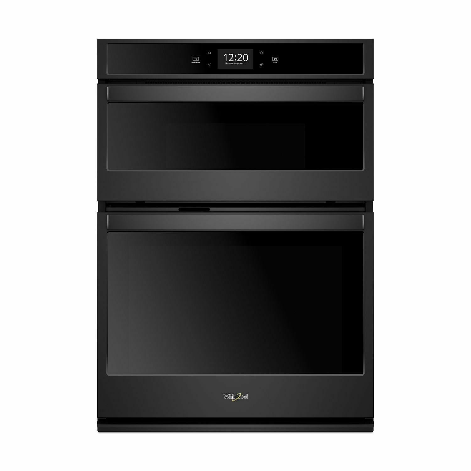 Whirlpool 6.4 cu. ft. Smart Combination Wall Oven with Touchscreen - Black