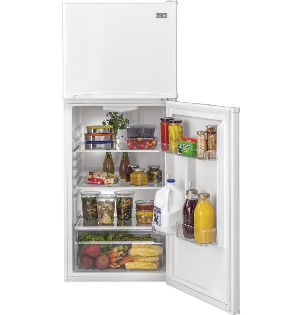 Haier HA10TG21SW 9.8 Cu. Ft. Top Freezer Refrigerator