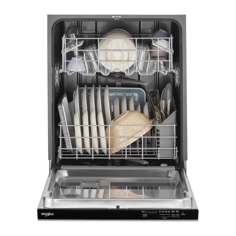 Whirlpool Quiet Dishwasher with Boost Cycle and Pocket Handle