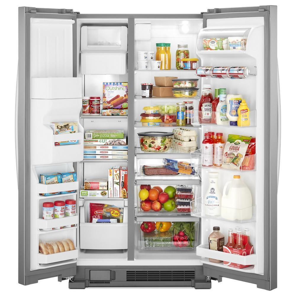 Whirlpool WRS325SDHZ 36-inch Wide Side-by-Side Refrigerator - 25 cu. ft.