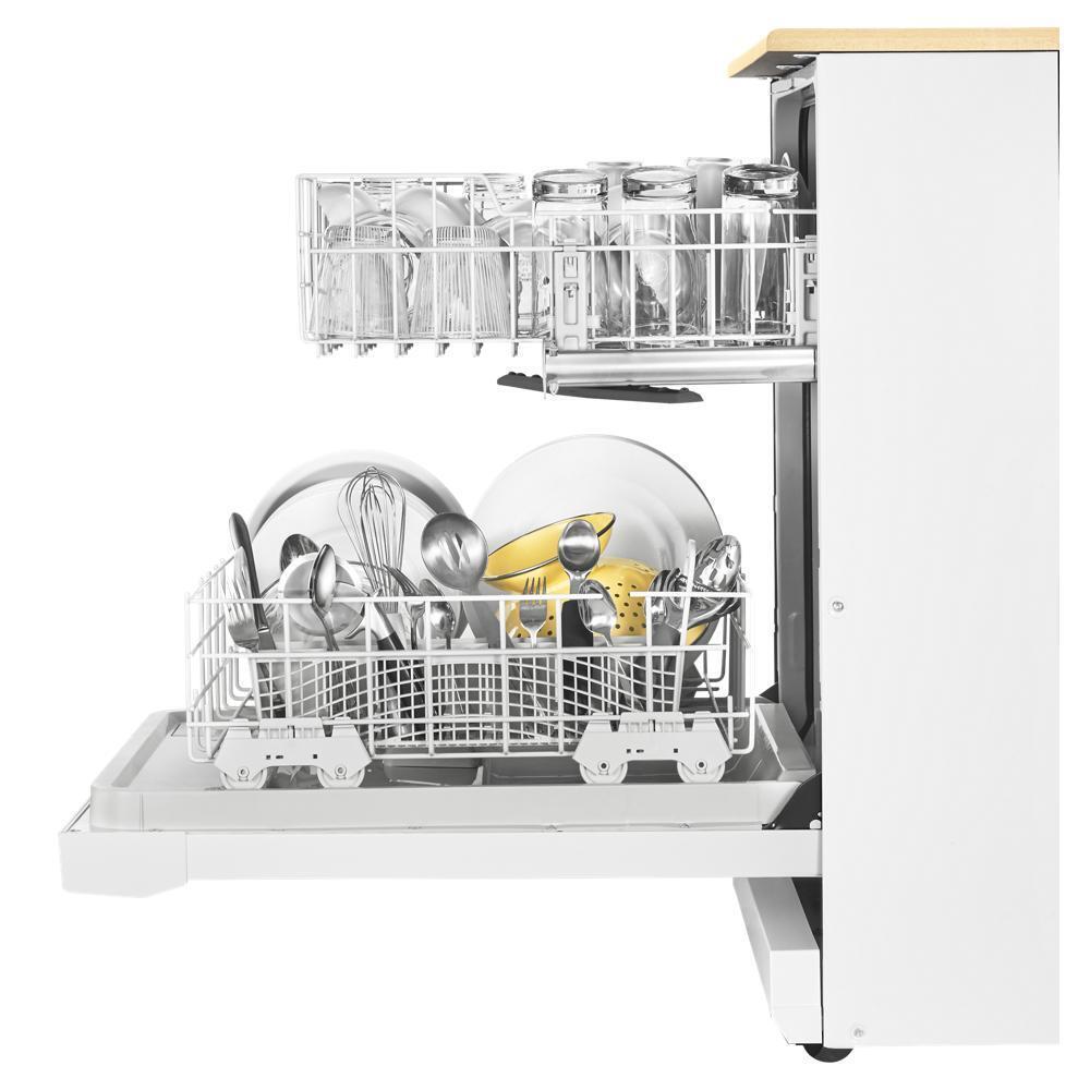Whirlpool WDP370PAHW Heavy-Duty Dishwasher with 1-Hour Wash Cycle