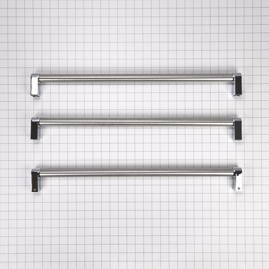 Kitchenaid W10780404 Refrigerator Handle Kit (Set of 3) for French Door Models - Stainless Steel