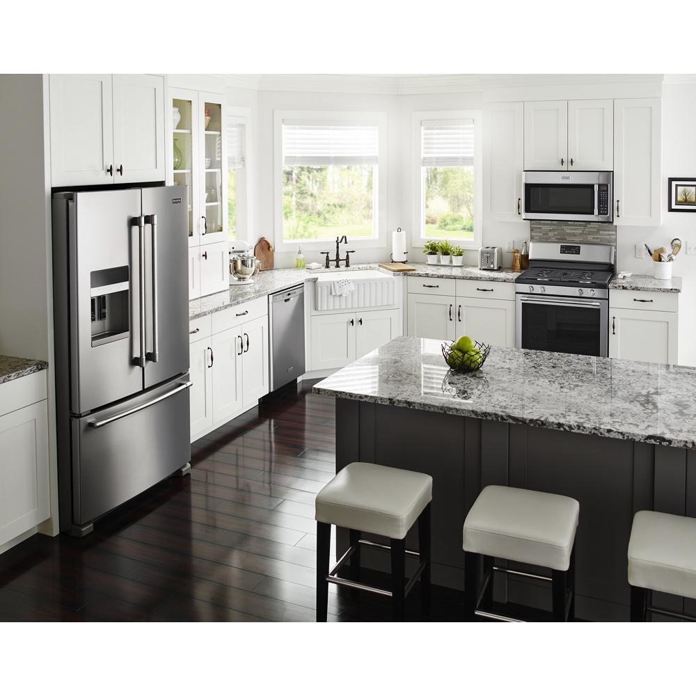 Maytag MFI2570FEZ 36-Inch Wide French Door Refrigerator with PowerCold® Feature - 25 Cu. Ft