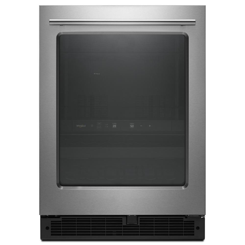 Whirlpool WUB35X24HZ 24-inch Wide Undercounter Beverage Center with Towel Bar Handle- 5.2 cu. ft.