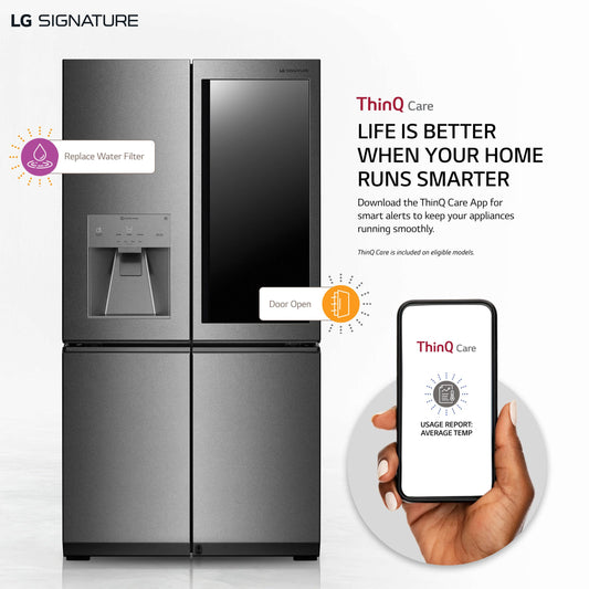 URNTC2306N LG SIGNATURE 23 cu. ft. Smart wi-fi Enabled InstaView® Door-in-Door® Counter-Depth Refrigerator