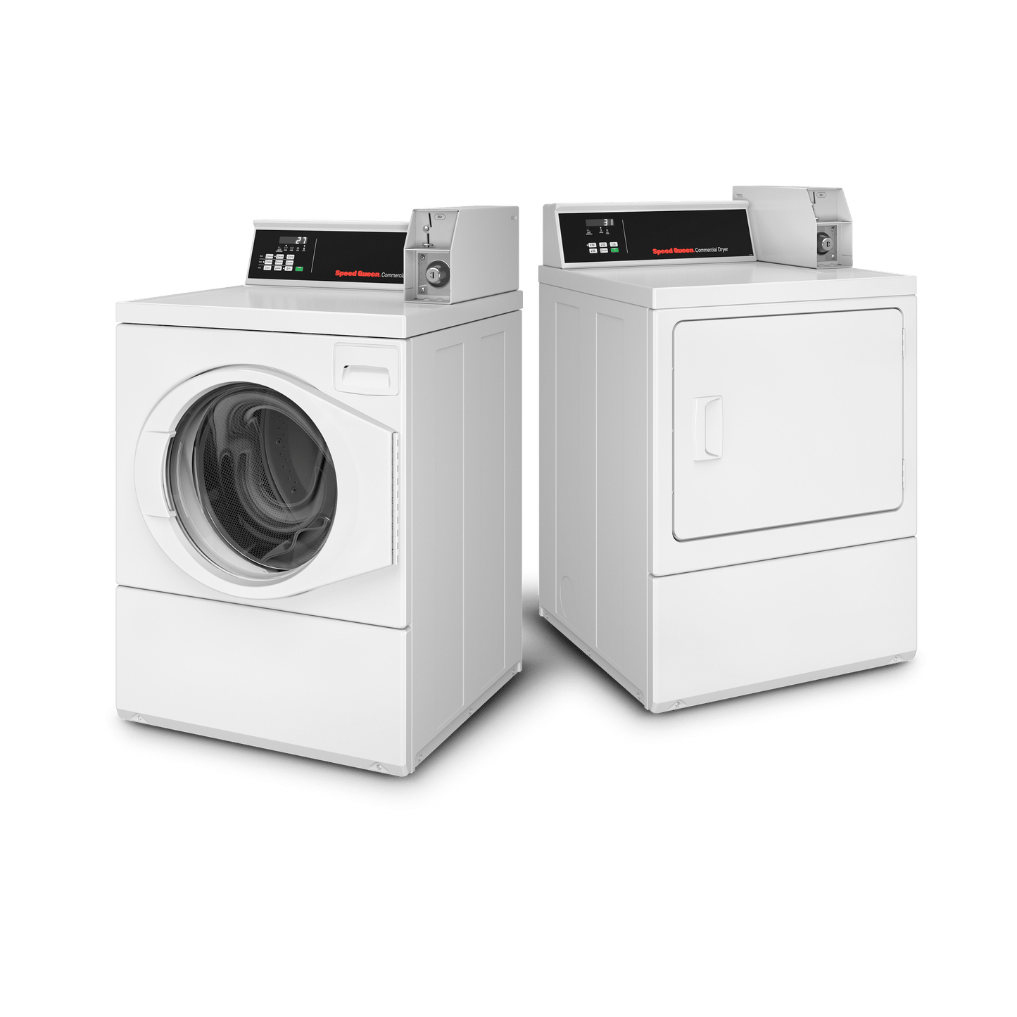 Speed Queen DV6000WG Light Commercial Coin Drop Top Load Matching Dryer - Gas