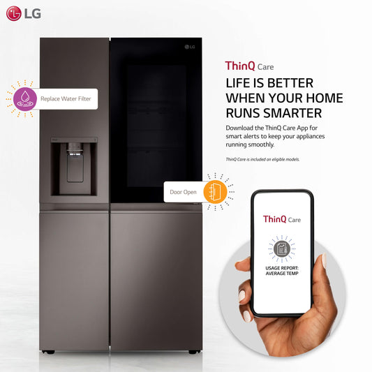 Lg LRSOS2706D 27 cu. ft. Side-By-Side InstaView® Refrigerator