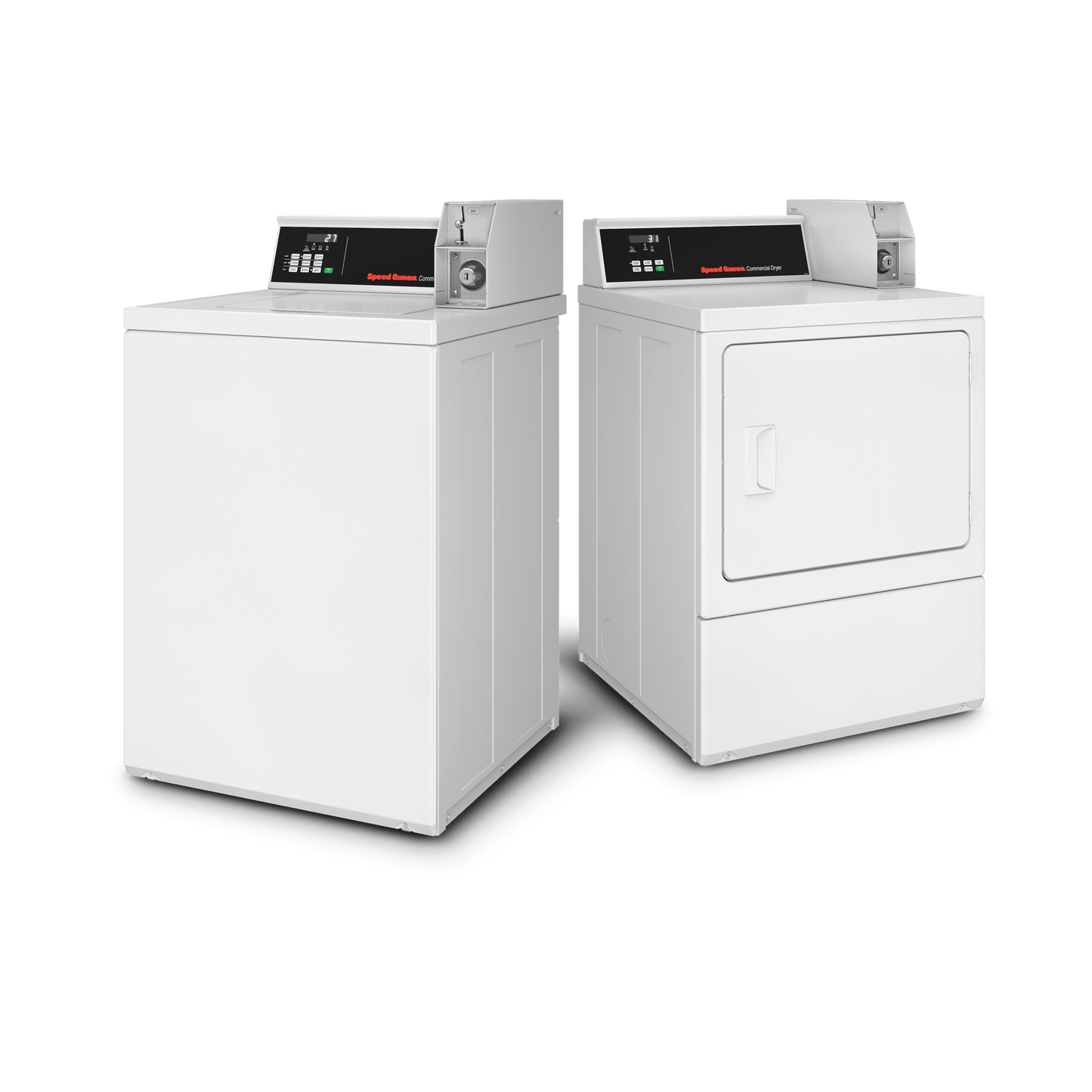 Speed Queen DV6000WG Light Commercial Coin Drop Top Load Matching Dryer - Gas